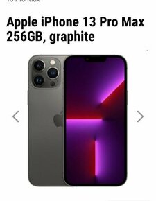 Iphone 13 Pro Max 256GB, graphite - 1