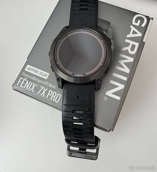 Garmin fenix 7x PRO Sapphire Solar Titán v peknom stave