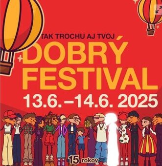 Predám lístky na Dobrý Festival