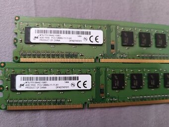 2kusy pamäť RAM 4+4Gb