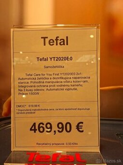 Predám SAMOŽEHLIČKU zn. TEFAL - ÚPLNE NOVÁ