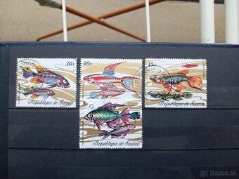 Poštové známky č.452 - Guinea - ryby