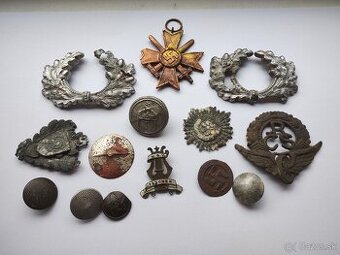 Predám nálezy s detektorom kovu a nálezy z pudy wehrmacht