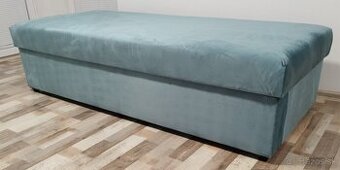 2 tyrkysove valendy, 85x195x50 cm, 80x195x50 cm