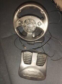 Predám herný volant Speedlink Darkfire + pedále (USB)