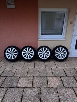Audi disky r17 , 5x112 , 245/45 + letné pneumatiky