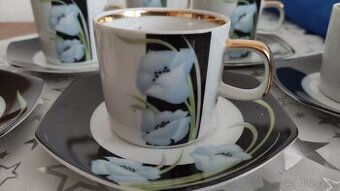 Kávová súprava, Karlovarský porcelán Czechoslovakia,