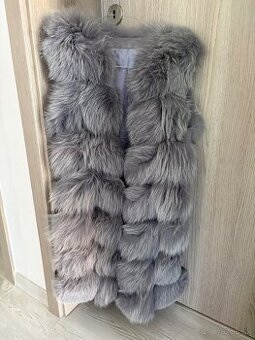 Kožušinová vesta - pravá kožušina