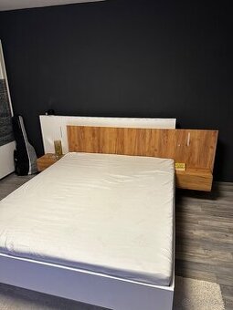 Manželská posteľ + komoda + matrac 🛏️