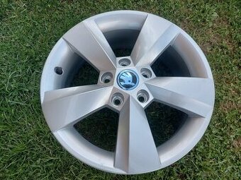 5x112 6Jx16 ET43 - NOVÉ disky original ŠKODA model NANUQ