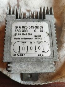 Relé dobehu ventilátora chladenia Mercedes