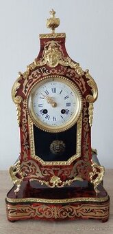 Červené Boulle hodiny – 19. storočie, top stav