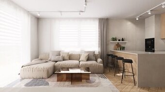 2-izbový byt 54,6 m2 novostavba
