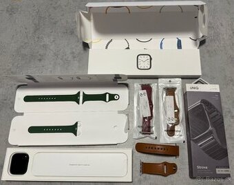 Apple Watch Series 7 45 mm Zelený hliník+ remienky- top stav