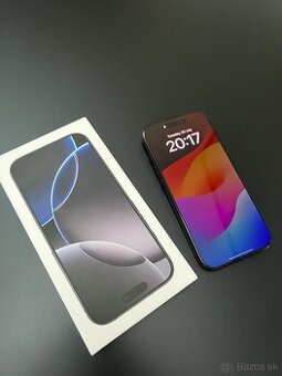 iPhone 16 Pro 128 GB čierny titán