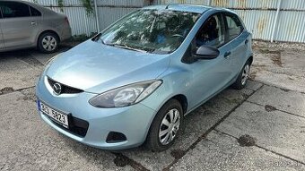 MAZDA 2 1,4 55 KW,ROK 2008 ,NAJ 127 TKM, PLNĚ POJÍZDNÉ,DOHOD