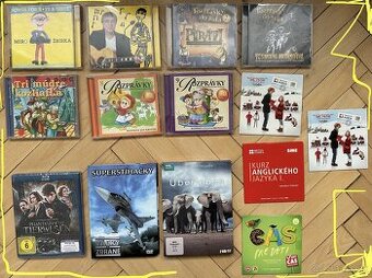 DVD a CD pre deti