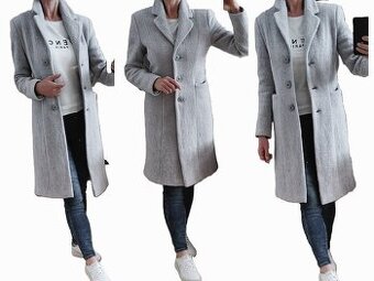 Vlnený kabát slovens.značky Dara fashion veľ. 34 - 36.