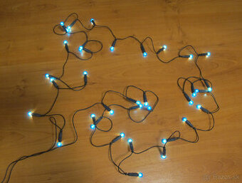 Retro Vianocne osvetlenie na stromcek - 36 žiaroviek