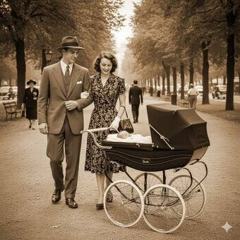 Retro kocik Silver croos