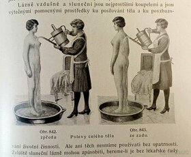 Starožitné lékařské knihy Nové domácí léčení z roku 1920