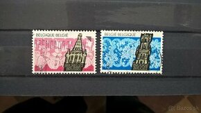 Poštové známky č.103 - Belgicko - čipky a veže