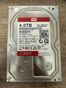 Disk Western Digital Red Pro 4TB 3,5", SATA III