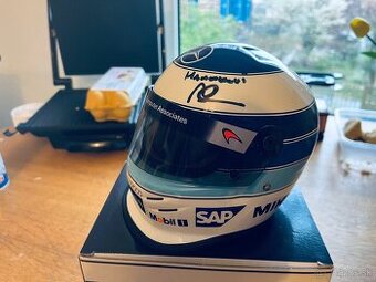 F1 Formula Helma 1:2 Mika Hakkinen Häkkinen podpísaná