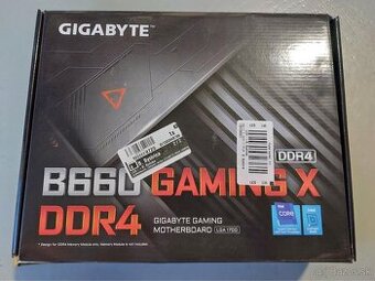 Gigabyte B660 GAMING X DDR4 – LGA1700 základná doska