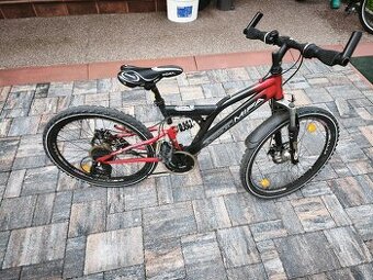 Celoodpruženy horský bicykel