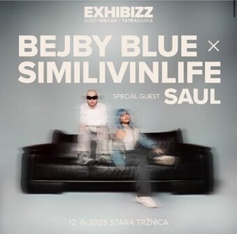 PREDAM LISTOK NA EXHIBIZZ KONCERT - BEJBY BLUE X SIMILIVINLI