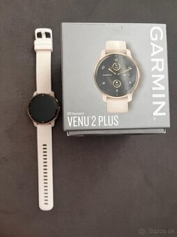 Garmin Venu 2 Plus Cream Gold/White Band