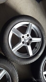 90% original letní ALU kola 16" 5x112 Octavia 3, Golf 7