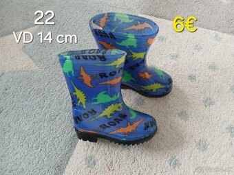 Chlapcenske gumaky 22