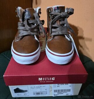 Predám detské zateplené topanky Mustang
