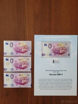 0 eurova bankovka 0€ bankovky 0 eurové bankovky Karosa ŠM 11