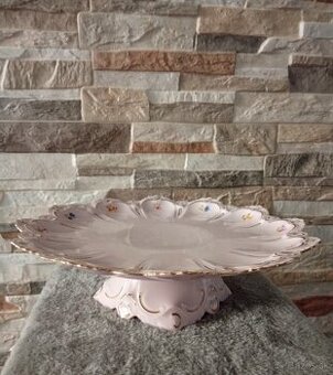 Růžový porcelán, velký nástolec, Chodov