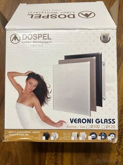 Kúpeľňový ventilátor 100 mm + spätná klapka