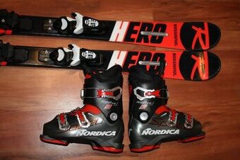 lyže rossignol Hero 110 cm drevene jadro