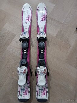 Detské lyže 80, lyžiarky, palice
