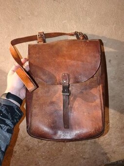 SNB ZNB 50té roky kožená brašna