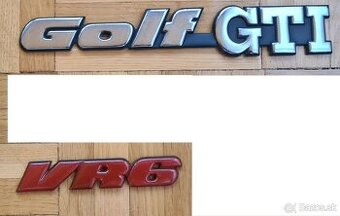 Predám znaky VW GOLF MK3