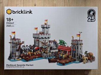 Lego BrickLink 910047 Stredoveké trhovisko pri mori