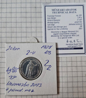 ponukam 20 kor 1907 KB v striebre Rarita