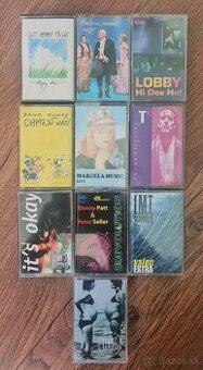 MC kazety - pop, rock, punk, exotic, hovorené slovo atď.