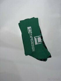 Športové protišmykové ponožky Tape design - 1