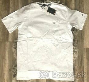 Biele tommy tričko XL