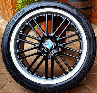 alu R19 5x120, dvojrozmer, BMW rada 5, F10/F11, letné pneu
