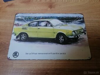 Plechová tabuľa Škoda 110R