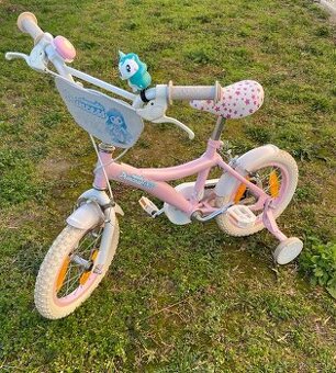 Nepouživány bicykel Princess cosmic 14" kolesá + pomocné
